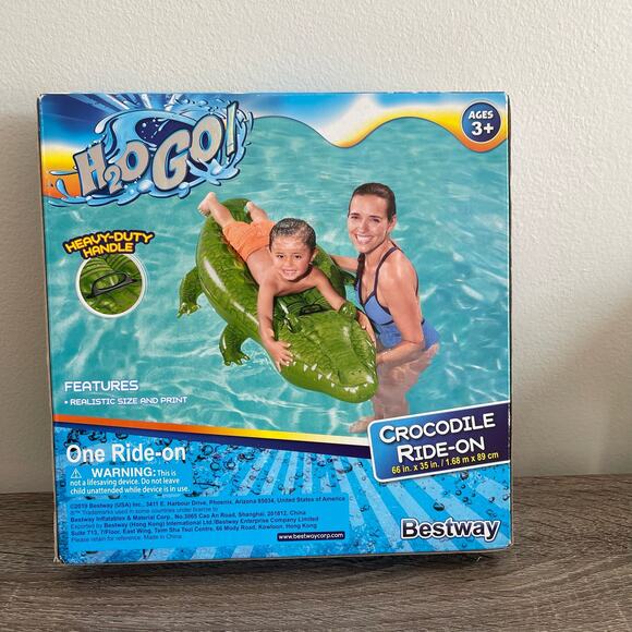 NIB H20 GO CROCODILE RIDE ON - Picture 1 of 2
